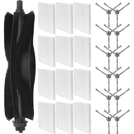 Accessori di ricambio per robot aspirapolvere ibrido Clean L50/L50 SES/L60/L60: spazzola laterale principale e filtro HEPA. (1/5)