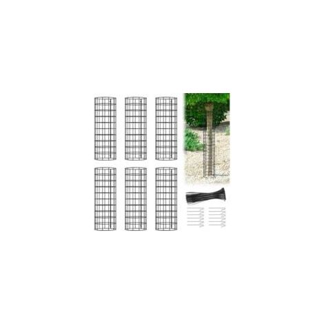 Baumstammschutznetz – geeignet für Gärten, Wälder, Hobbygärtner usw. – 6er-Pack, 33 x 33 cm – Crezuo