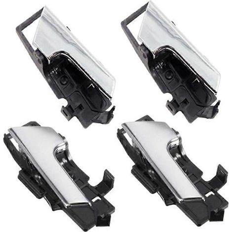 Poignées de porte intérieures (lot de 4) pour Chevrolet Aveo 2007-2011, Aveo5 2009-2011 et Pontiac G3 2009 (référence 96462710) - Style automobile (1/4)
