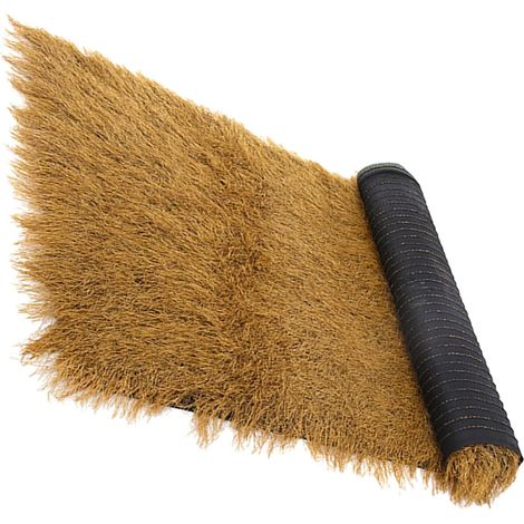 Fausse Chaume D corative Jaune Naturel pour Jardin Patio