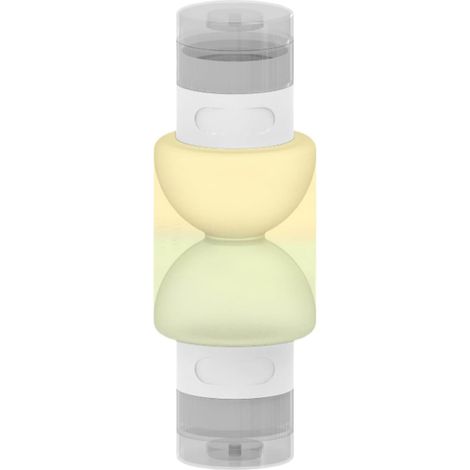 Bouteilles de - Petites Bouteilles pour revitalisant de shampooing conteneurs de toilette avec grandes ouvertures, contenant portable pour la lotion gel de cheveux de crème solaire, ensemble c (1/5)
