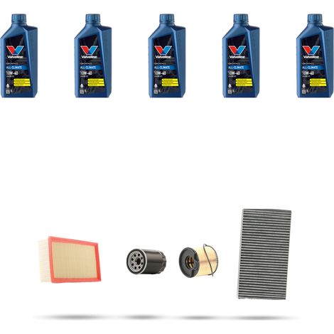 Kit tagliando 4 FILTRI e 5L OLIO compatibile con Citroen C5 2.2 hdi 98kw dal 2004 (1/5)