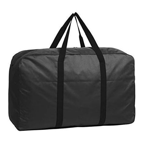 145L Grand Sac de Rangement Sacoche Organisateur à Main Grosse Capacité de Stockage avec Poignée pour Vêtements Couette Draps Couverture Jouet Coffre de Voyage Bagage Collège (1/5)
