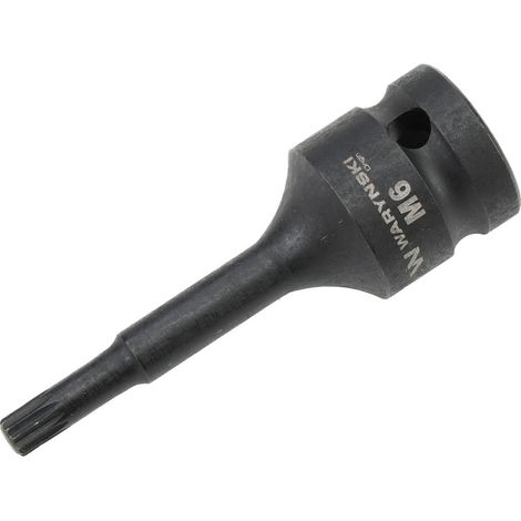 Douille à impact Torx 1/2" cannelée M6 en acier CrMo Waryński (1/4)