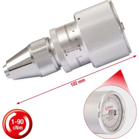 KS Tools Präzisions-Drehmoment-Prüfgerät, 10-90cNm (1/4)