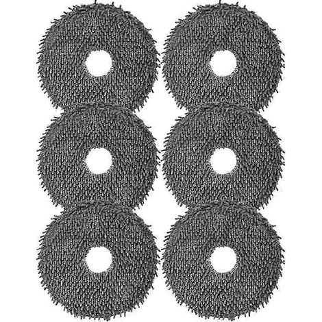 Lot de 6 lingettes de nettoyage en microfibre pour aspirateur iRobot Roomba Plus 505 Combo/405 Combo (pièces détachées incluses). (1/5)