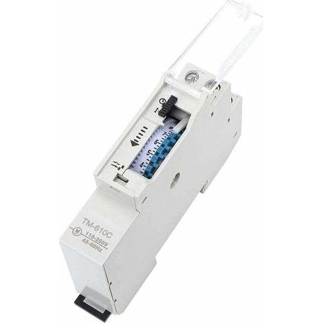 Interrupteur horaire de Rail Interrupteur de Commande de synchronisation de Rail DIN Intelligent Relais de minuterie TM610C 220V pour réverbère (1/5)