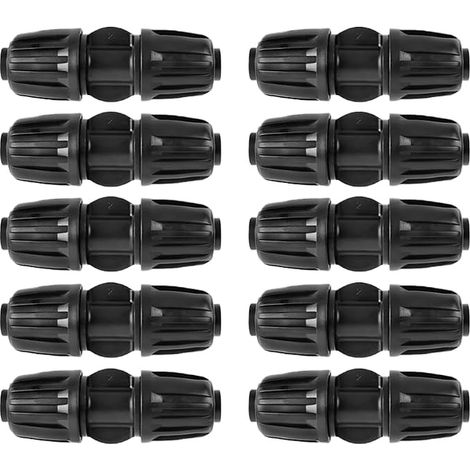 Raccords Tuyau Arrosage 16mm Connecteur Droit Ecrou Blocage Jardin (1/5)