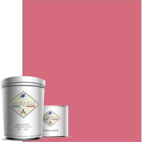 Peinture résine époxy 0,75L MAT 10m² Rose Indien Ex fan des 60’s (1/3)