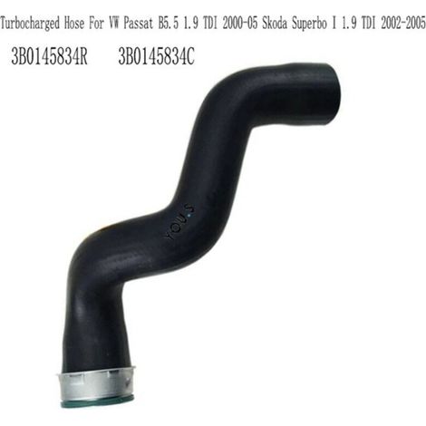 1 Farbe: Schwarz Material: Kunststoff Turboladerschlauch für Kraftfahrzeuge Hochdruckschlauch 3B0145834C (1/4)