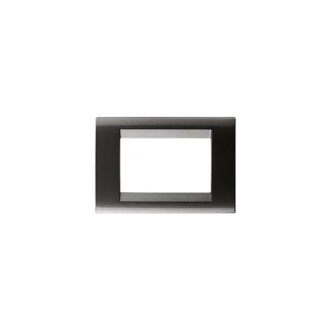Placca 4 Posti Ardesia Metallizz.Playbus ( GEWISS cod. GW32004 )