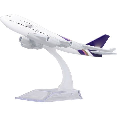 Modèle Avion Alliage 747 Décoratif - Collection Statique Exquise avec Support (1/5)