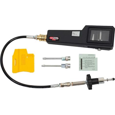 Ks Tools – Testeur de compression moteur essence – Raccord rapide M10/M12/M18 – 48 cartes diagramme – Enregistre jusqu'à 8 tests (1/7)
