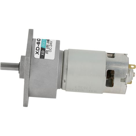 35W Mikro-Gleichstrom-Metallgetriebemotor, Drehzahl einstellbar, CW/CCW (24V, 5 U/min) (1/4)