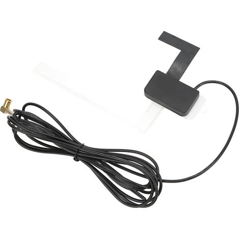 Antenne pare-brise pour autoradio DAB, connecteur SMB, gain de 10 dB, signal stable pour véhicules et camions. (1/5)