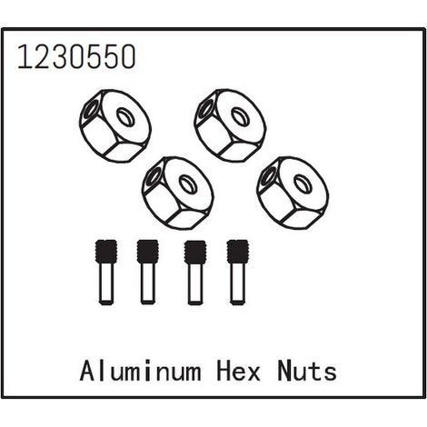 Aluminum Hex Nuts