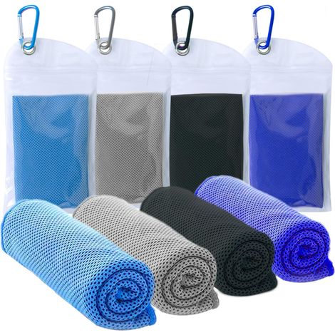 Kühlendes Handtuch,EIS-Handtuch,Atmungsaktives,kühles Handtuch,Mikrofaser-Handtuch für Yoga, Fitnessstudio,Training,Sport,Fitness,Laufen,Camping,Wandern (1/5)