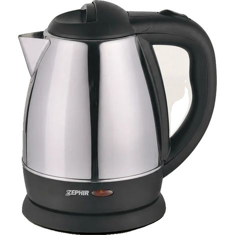 Bollitore elettrico, capacità 1,2 litri, spegnimento automatico, nero. (1/2)