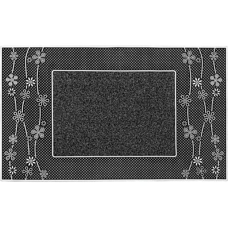 Daisy PVC Pin Scraper Doormat, 45x75cm, Silver (1/4)