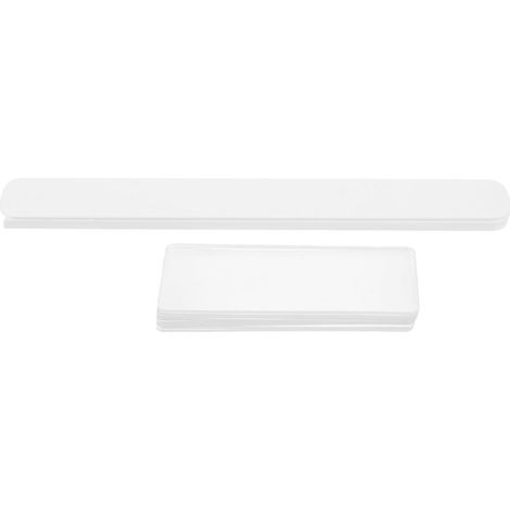 Glissières de tiroir rechange, rail guidage en plastique blanc adhésif (1/5)