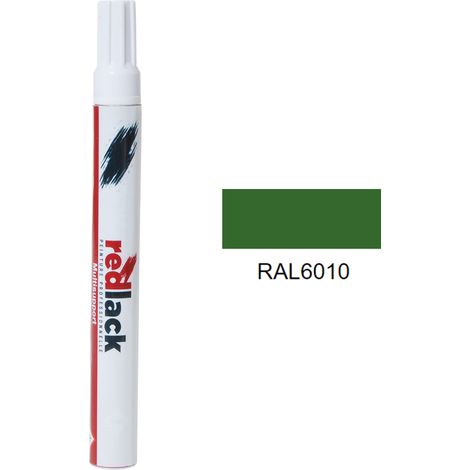 Feltro Vernice per ritocchi 8 ml – RAL 6010 – Verde erba – satinata – multisupporto – Redlack