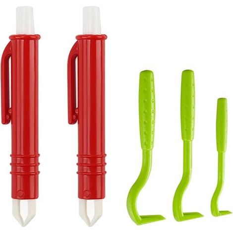 Kit para extraer garrapatas - Pinzas para mascotas - Extracción segura de garrapatas - 3 ganchos y 2 pinzas (1/5)