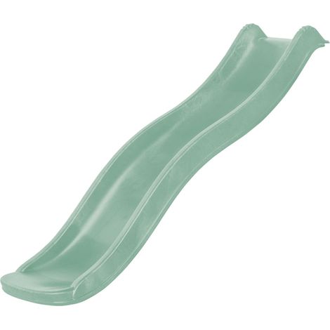Axi Sky175 Toboggan À Eau En Vert Pastel - 175 Cm Élément Complémentaire Pour Aire De Jeux / Maison De Jeu Enfant Toboggan Pour Hauteur De Estrade 90 Cm