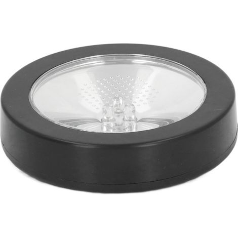 Beyamis Lampe d'ambiance LED ronde avec interrupteur à détection de gravité, porte-gobelet, lumière blanche, idéale pour les fêtes, les bars et les mariages. (1/5)