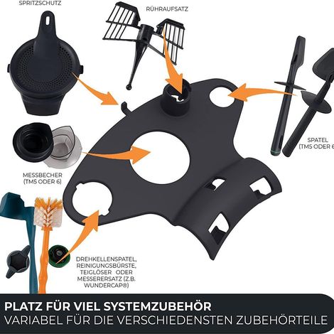 Range-Ustensiles de Cuisine 5 Pièces – Étagère de Rangement Pratique pour Gagner de la Place – Organisez Vos Cuillères, Spatules et Fouets (1/5)