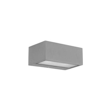 LEDs C4 Nemesis LED 70x170mm Outdoor LED Up Down Hellgrau, Opal IP65 10.5W 2700K (1/5)