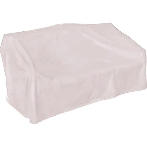 Housse de protection 210D robuste pour meubles d'extérieur - Beige - Résistante aux intempéries et aux déchirures - 215 x 109 x 101 cm (1/5)
