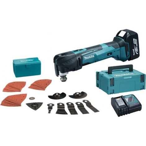 Multifunktionswerkzeug 18V LXT (2x5,0 Ah) in MAKPAC - MAKITA DTM51RTJX2