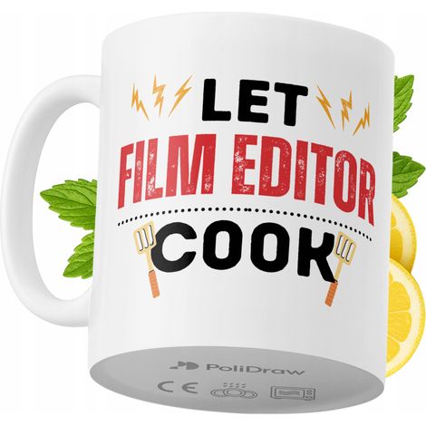 Lustige Kaffeetasse mit witzigem Textdesign für Filmeditoren – ideal für Geburtstage, Namenstage und Feiertage. Hochwertige Tasse für besondere Anlässe im Büro oder Homeoffice. Farbe: Weiß, 330 ml.