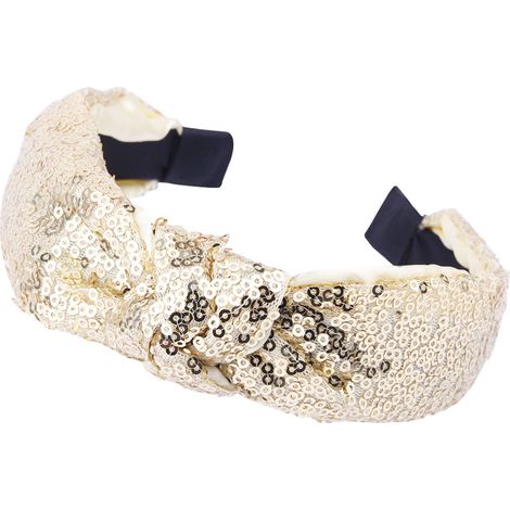 Headband - Sequin - Élastique - Pour Femme - Mode Boho - Yoga - Cosplay - Fête - 12 Couleurs - Lot de 1 (1/5)