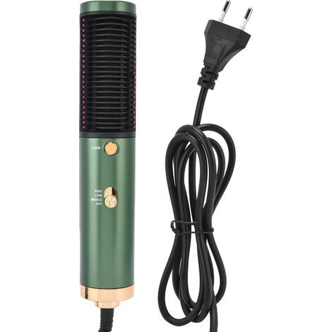 Brosse à lisser cheveux chauffage rapide salon anti-brûlure, 3 vitesses température constante, bague électrique pour domicile (prise CN 220V) (1/5)