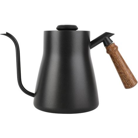 Jarra espumadora de leche de acero inoxidable de 579 ml, recipiente para café latte, taza y utensilios, color rojo rosado. (1/5)