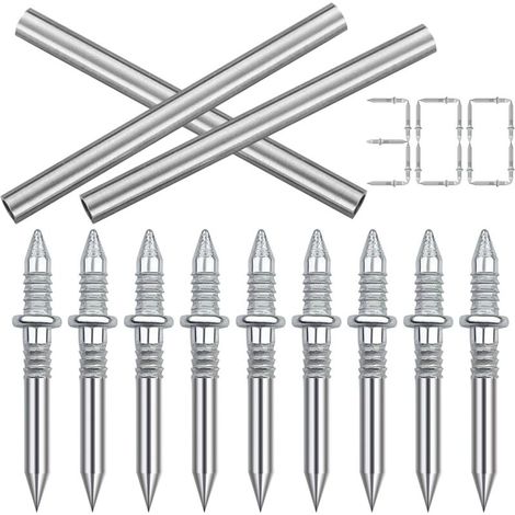 300 Pièces Vis de Sécurité, Invisibles Sans Soudure à Double Tête, Clou, Clous Tapissier, Vis et Fixations, Livré avec 3 Outils à Douilles Spéciaux pour Décoration, Intérieure de la Maison (1/5)