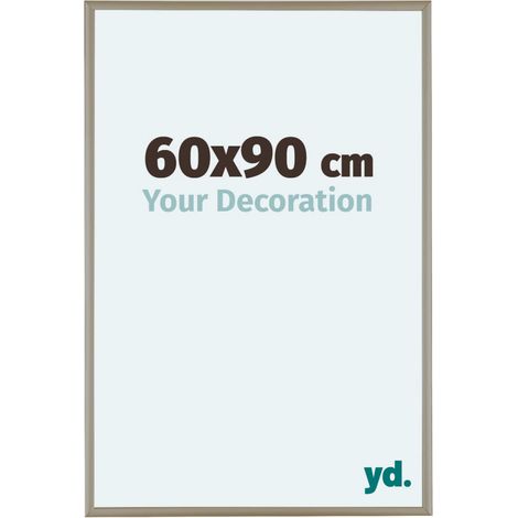 yd. - Cadre photo 60x90 - Champagne - Aluminium - Kent