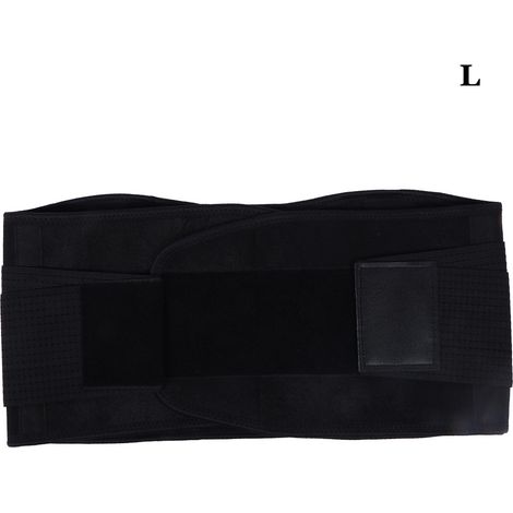 Ceinture lombaire de soutien pour musculation, fitness et haltérophilie - Idéale pour soulevé de terre, squat et entraînement avec haltères - Noir (1/5)