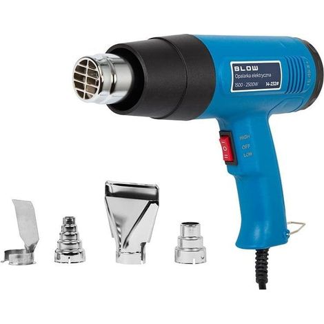 Pistola de aire caliente blow Modelo Ergonómico 2500W 230 voltios