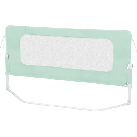 Barrière de lit 200cm, barrière de sécurité réglable en hauteur et pliable pour lits d'enfants et lits de parents (1/5)
