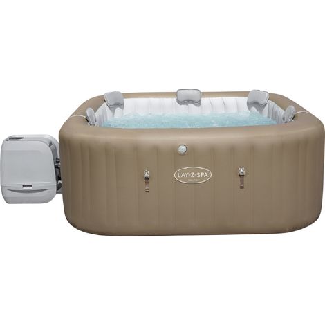 Bestway Spa gonflable carré Lay-Z-Spa Palma HydroJet Pro 5-7 personnes (1/10)