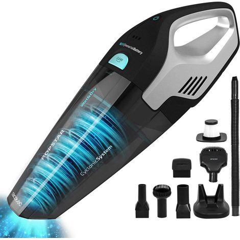 Aspirapolvere manuale BLDC da 25,2V. Per solidi e liquidi. Serbatoio da 500 ml. Adatto a tutte le superfici.