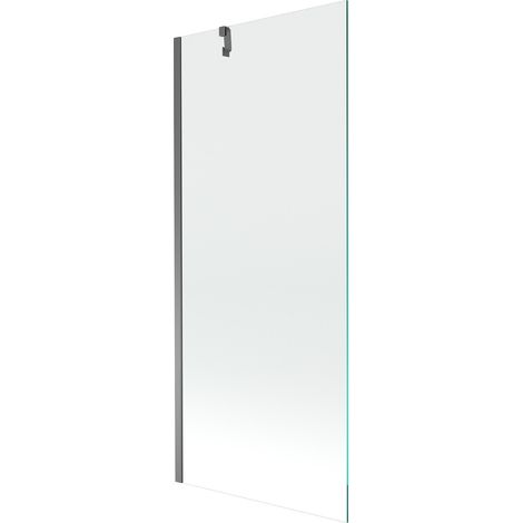 Mexen Next Duschwand 1-flügelig 80 x 150 cm, transparent, Gun Metal - 895-080-000-00-00-95 (1/5)