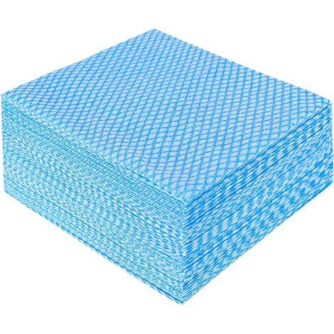 50 Chiffons de nettoyage jetables, essuie-tout réutilisables, linges absorbants pour cuisine, salle de bain, bureau (1/5)