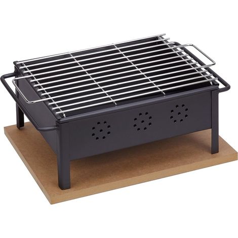 Barbecue da tavolo con griglia inossidabile da 30x25 cm (1/5)