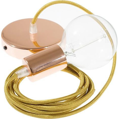 Lampada creative-cables rm05 53W porcellana dorato (1/3)