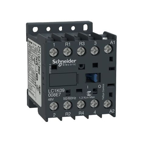 Contattore TeSys LC1K - 4 poli (2NO + 2NC) - AC1 440V 20 A - 230 V AC - LC1K09008P7