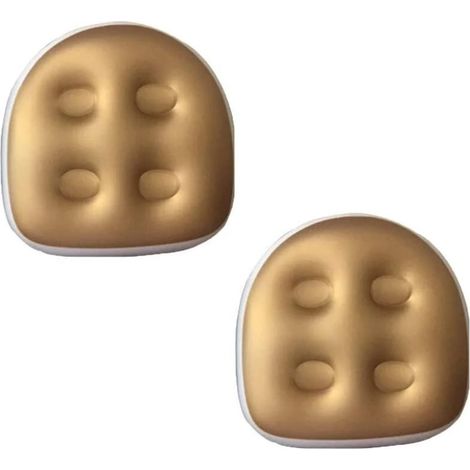 Lot de 2 sièges rehausseurs pour spa et, tapis de bain gonflable et étanche, coussin de massage pour le dos et le spa - Pour adultes et enfants