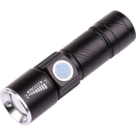 Wiederaufladbare UV-LED-Taschenlampe für Inspektionszwecke, Schwarzlicht (1/5)